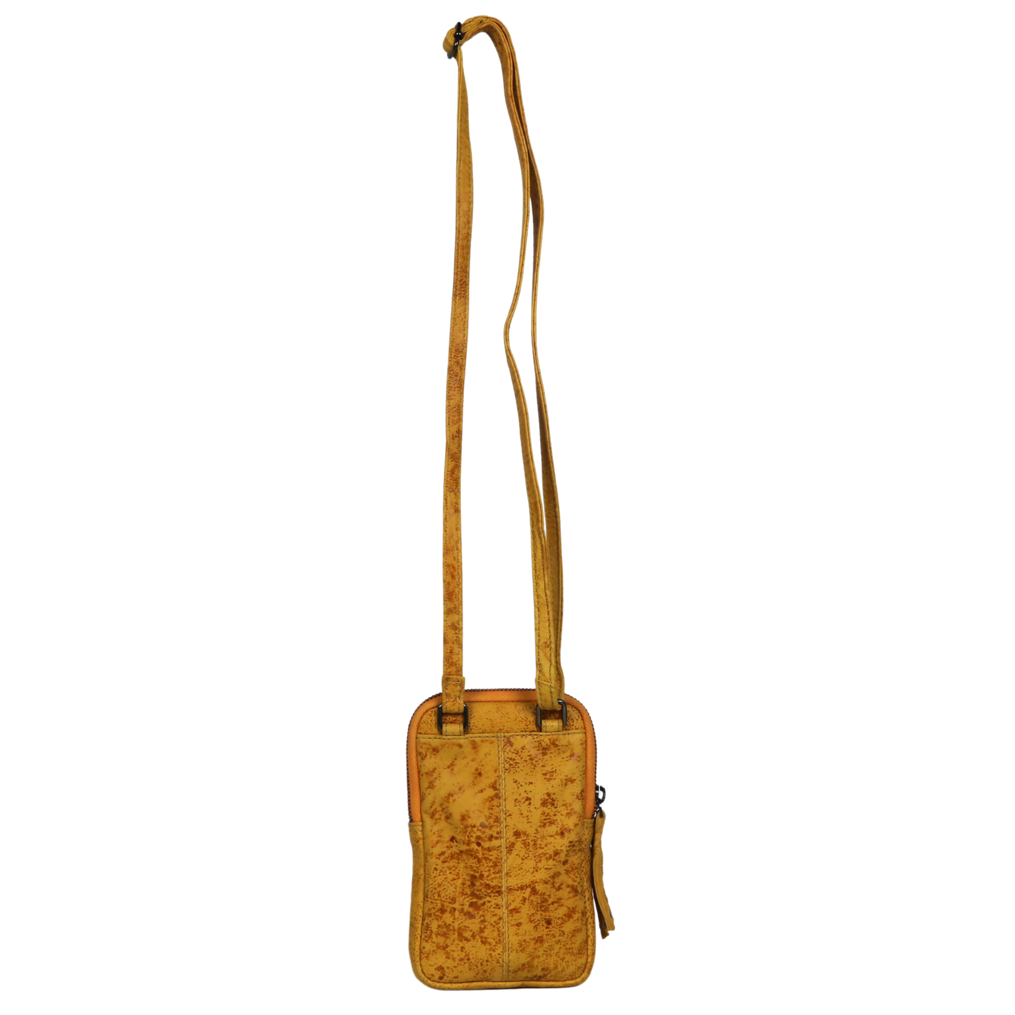 #240 Yellow RFID-Protected Crossbody Organizer