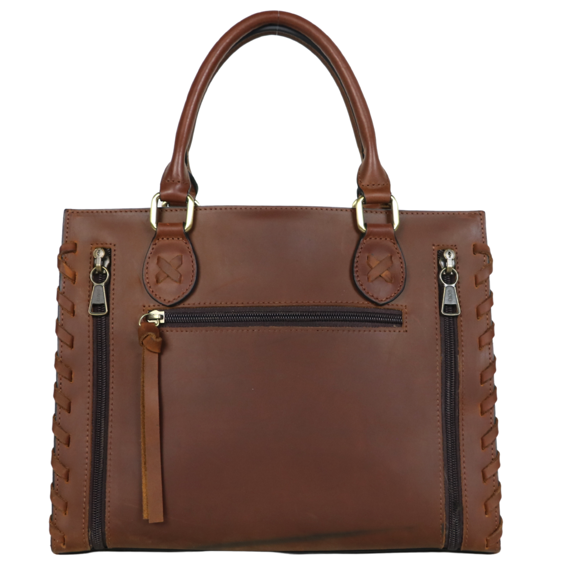 #255 Emma Concealed Carry Satchel with Cheetah strap