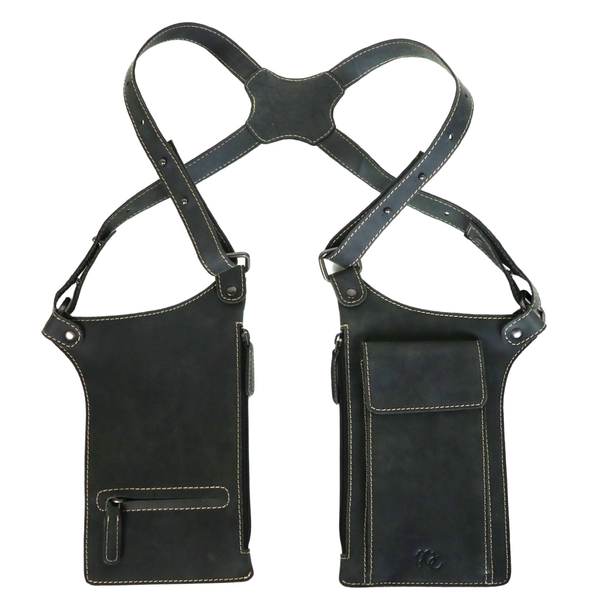 #260 Grey Utility Shoulder Holster by UC Leather (no concealment)