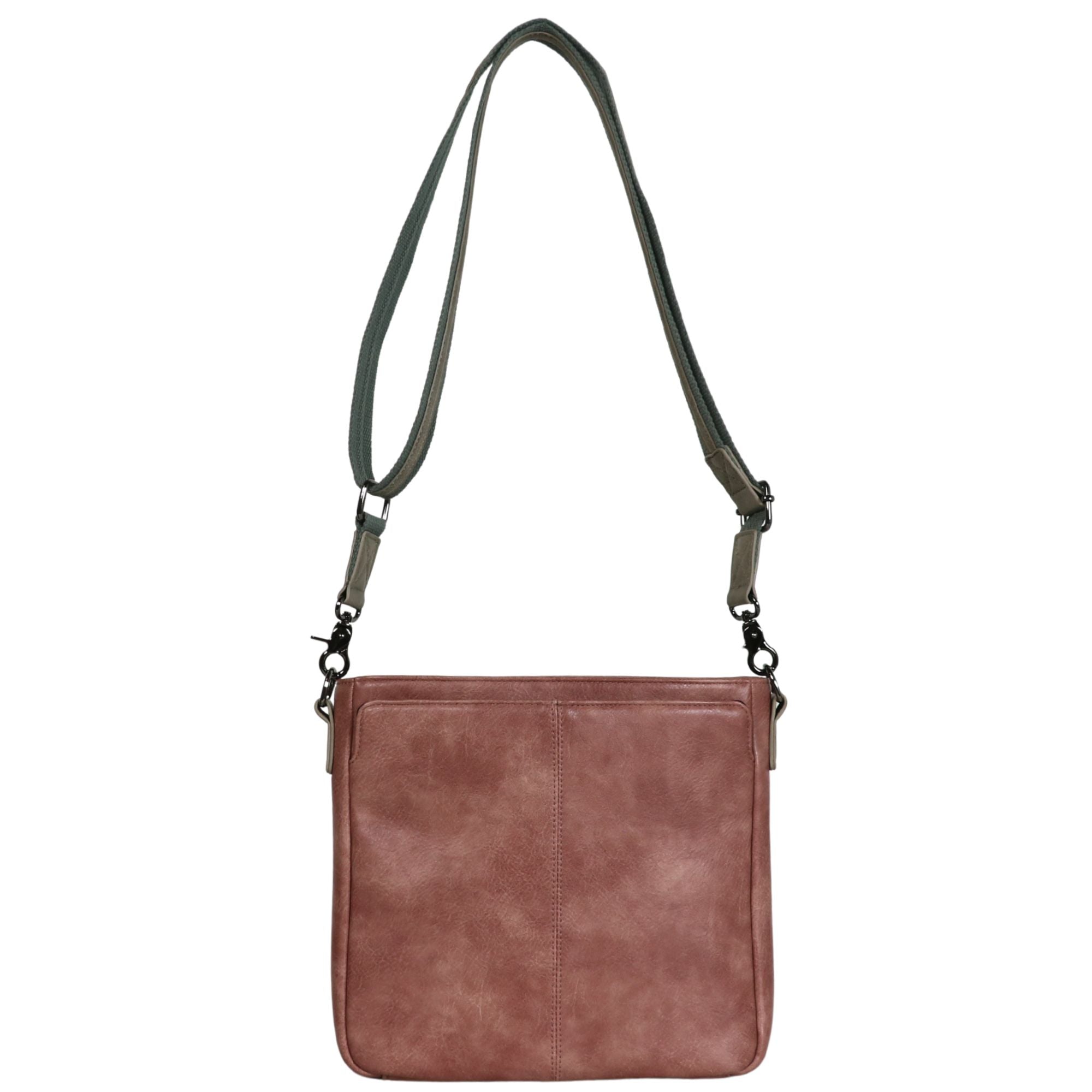 #262 Blush Pink and Gray Conceal Carry Purse