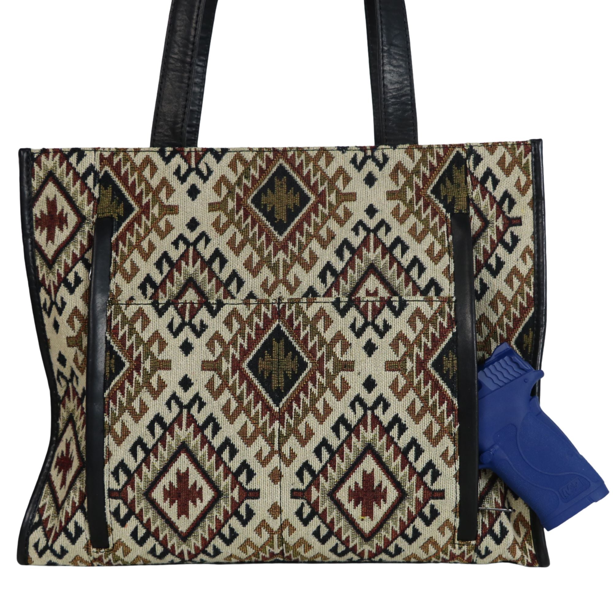 #266 Western Aztec Concealed Carry Tote Bag