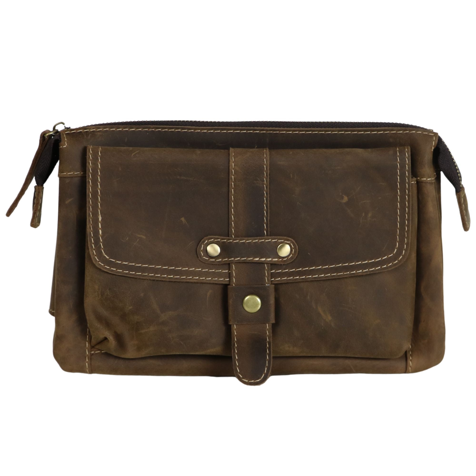 #267 Genuine Leather Belt Bag (No Concealment)