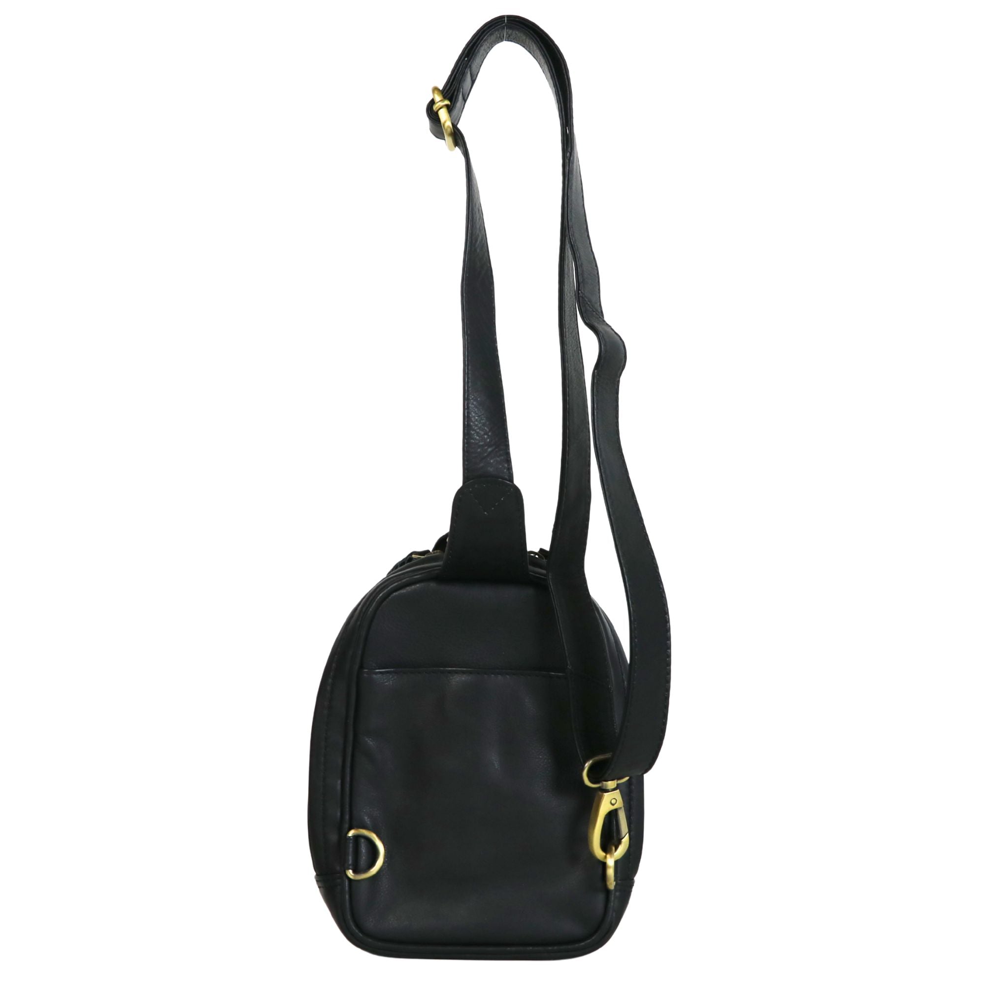 #271 Faux Leather Quick-Draw Sling