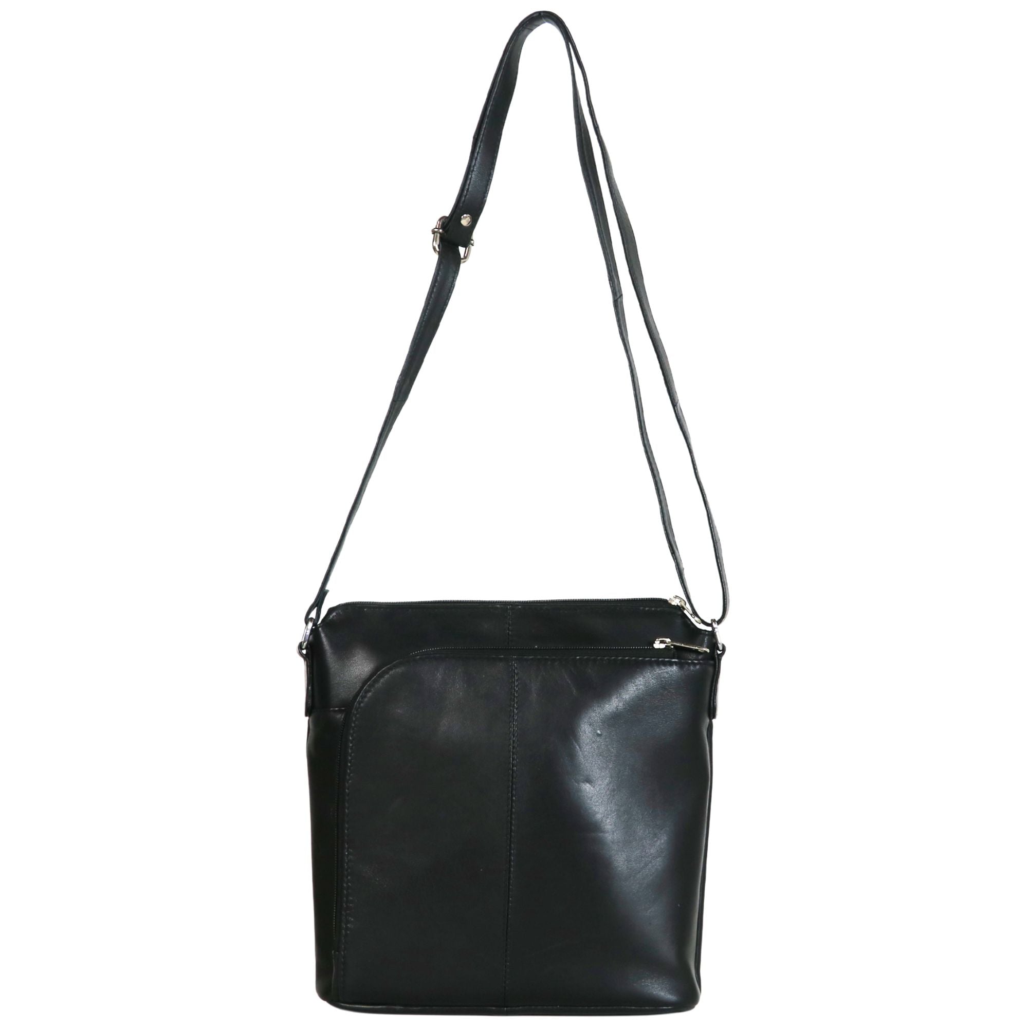 #272 Lambskin Concealed Carry Crossbody with Flap Pocket