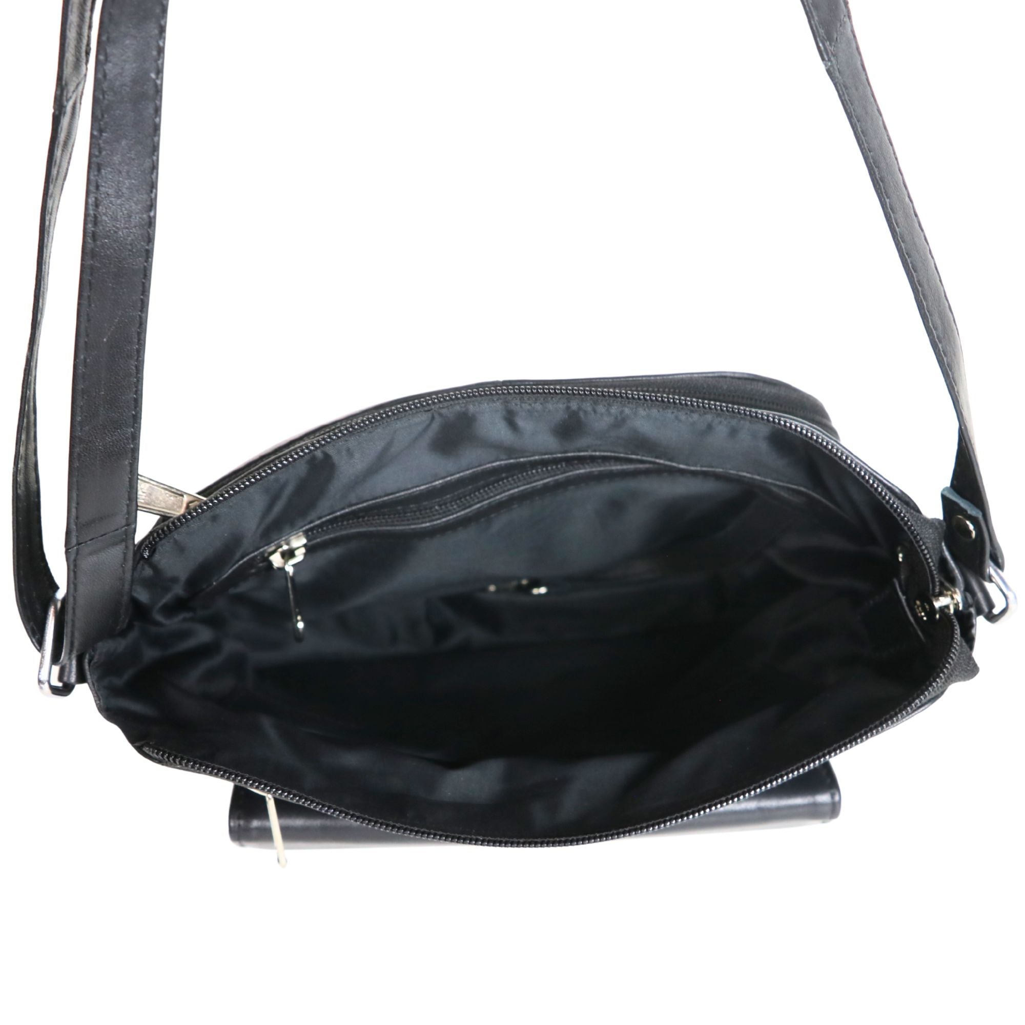 #272 Lambskin Concealed Carry Crossbody with Flap Pocket