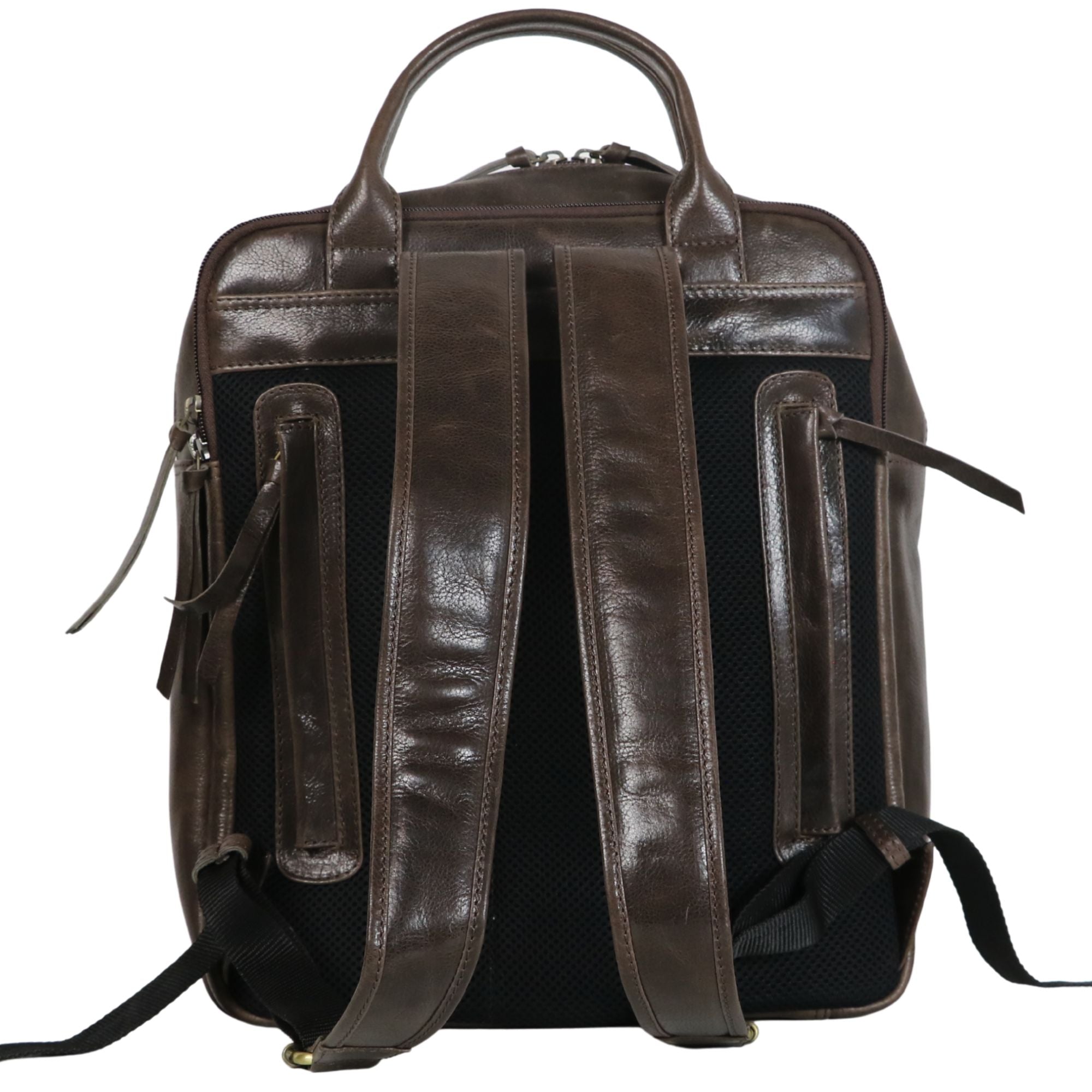 #278 Brown Concealed Carry Leather Backpack