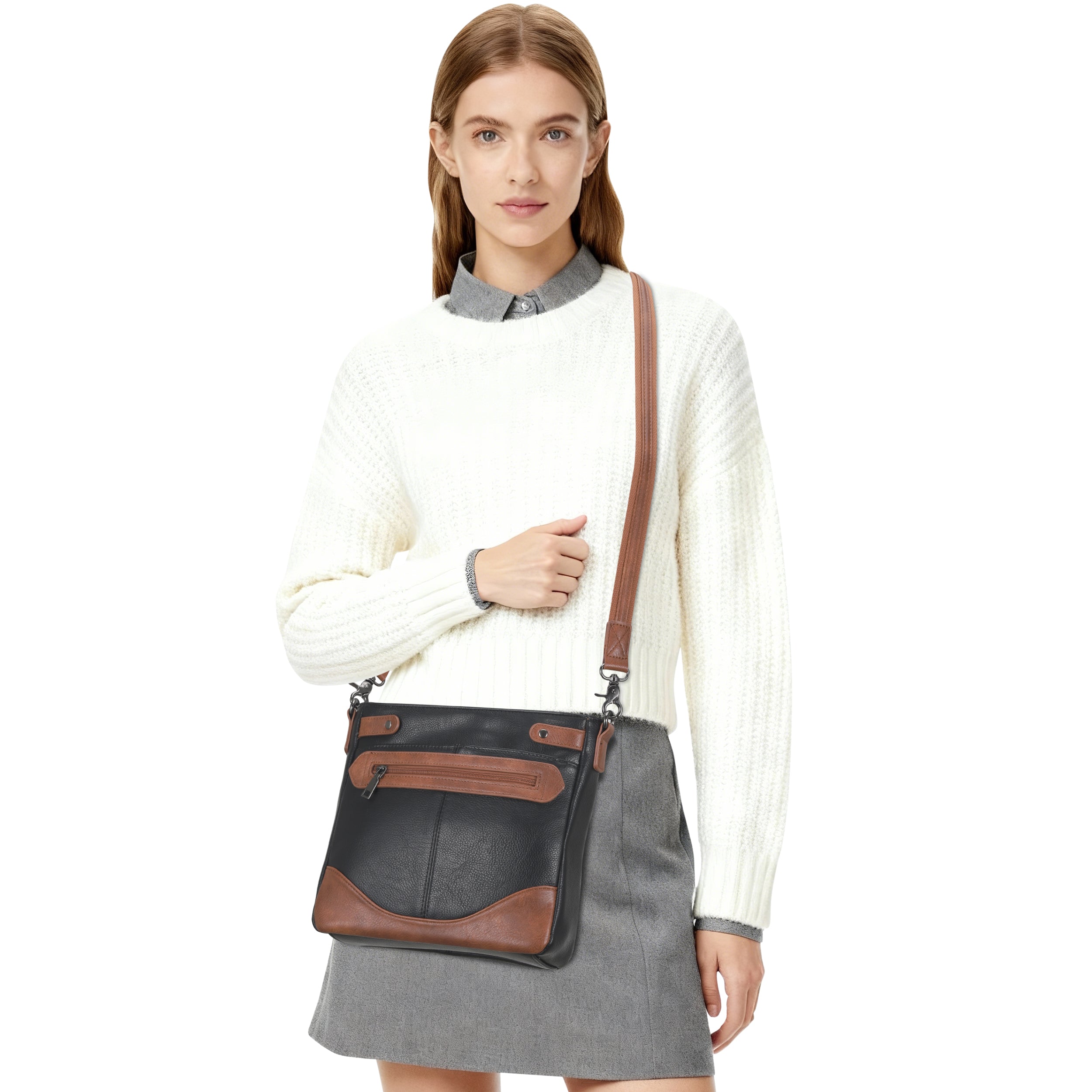 Gifts for gun owners Addison concealed carry crossbody by Lady Conceal stylish and secure