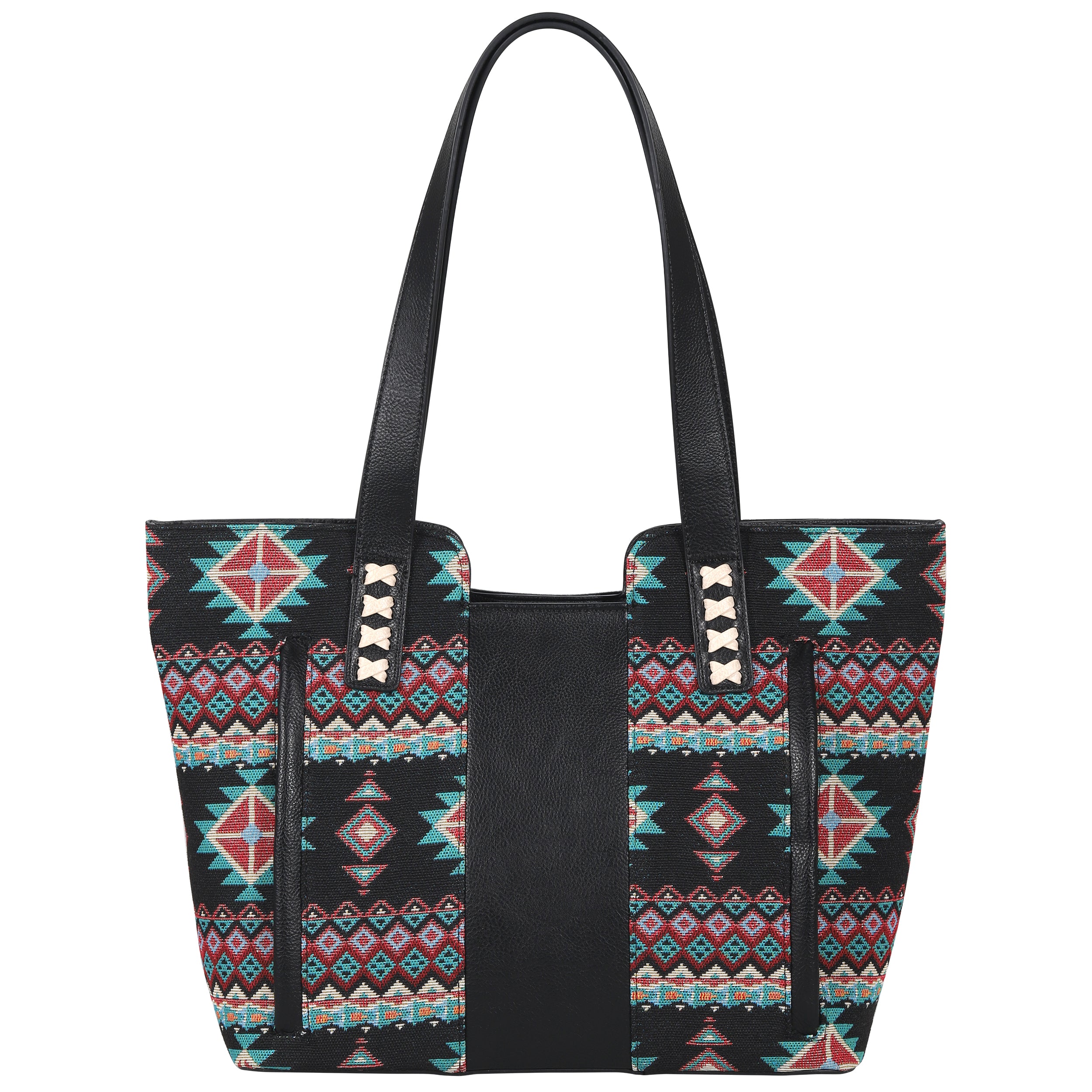 USA designed Lady Conceal Wrenly Tote pistol EDC bag with deep pockets and key strap organizer