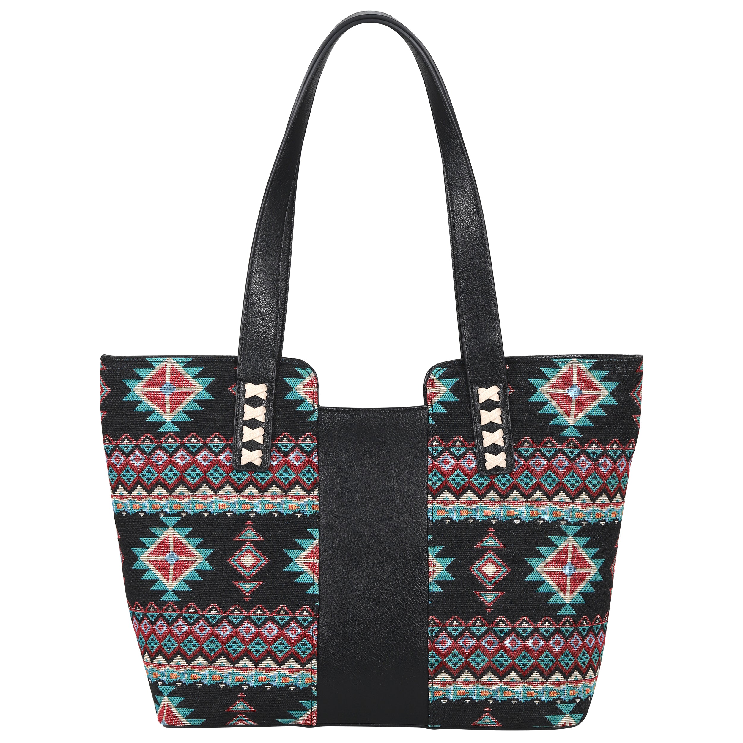 Concealed carry tote purse by Lady Conceal Wrenly with Velcro universal holster included for pistols, Glocks, and handguns