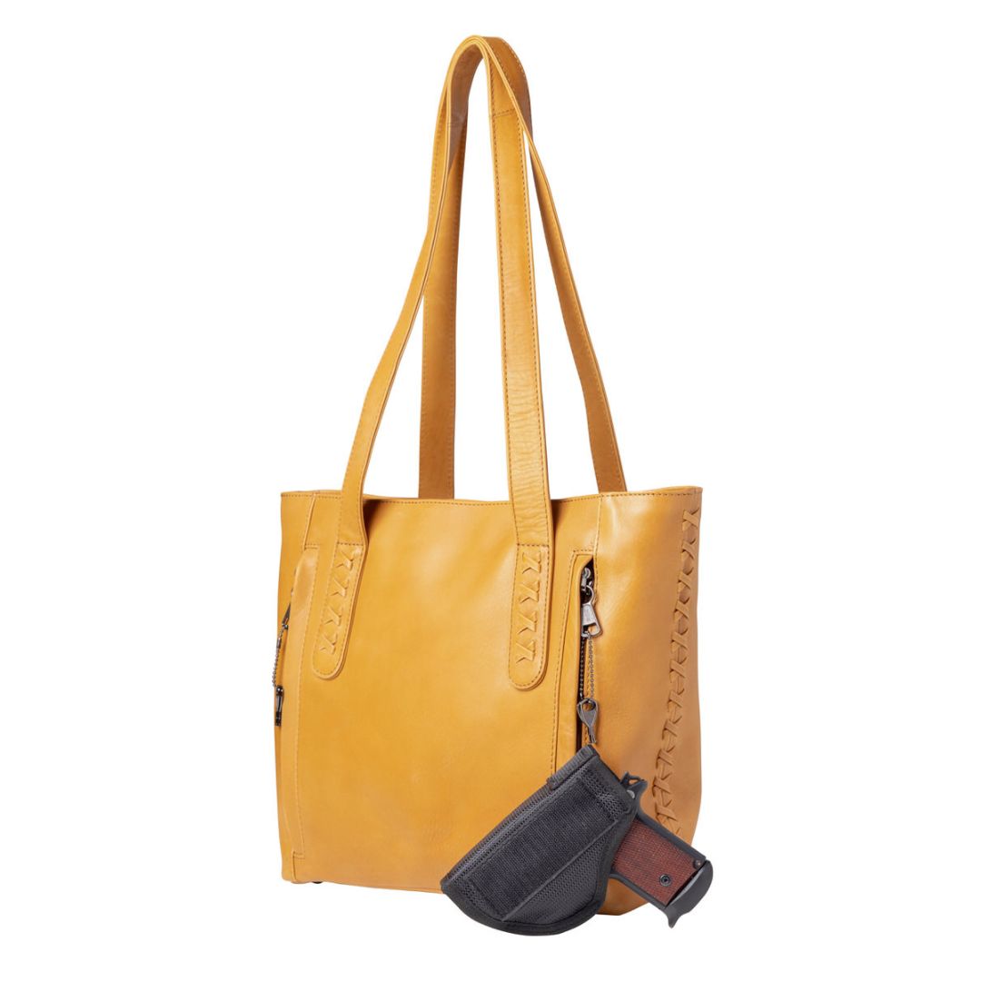 Reagan Concealed Carry Tote Caramel Holster