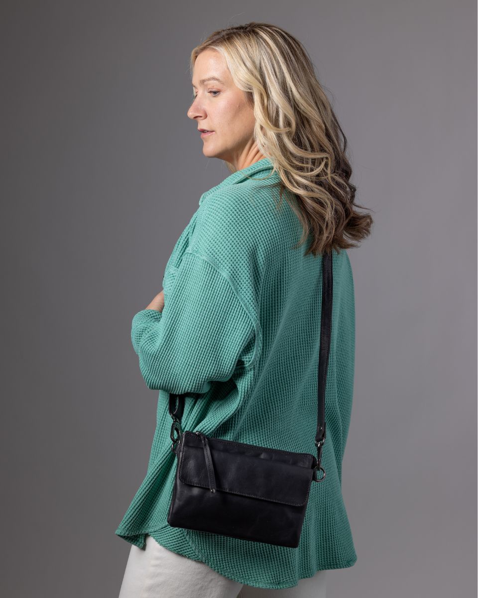 Natasha Concealed Carry Crossbody Black