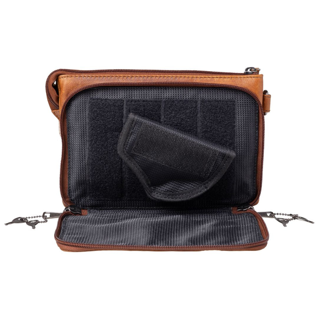 Natasha Concealed Carry Cognac Mahogany