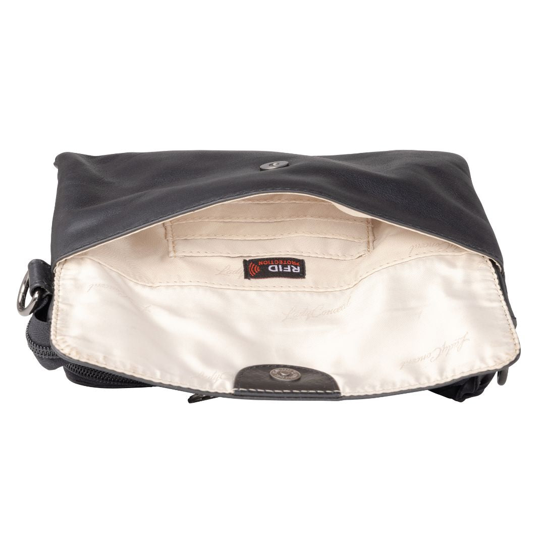 Natasha Concealed Carry Cognac Black
