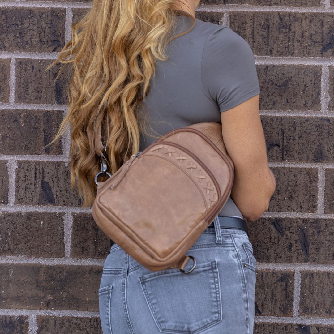 Taylor Sling Concealed Carry Cognac