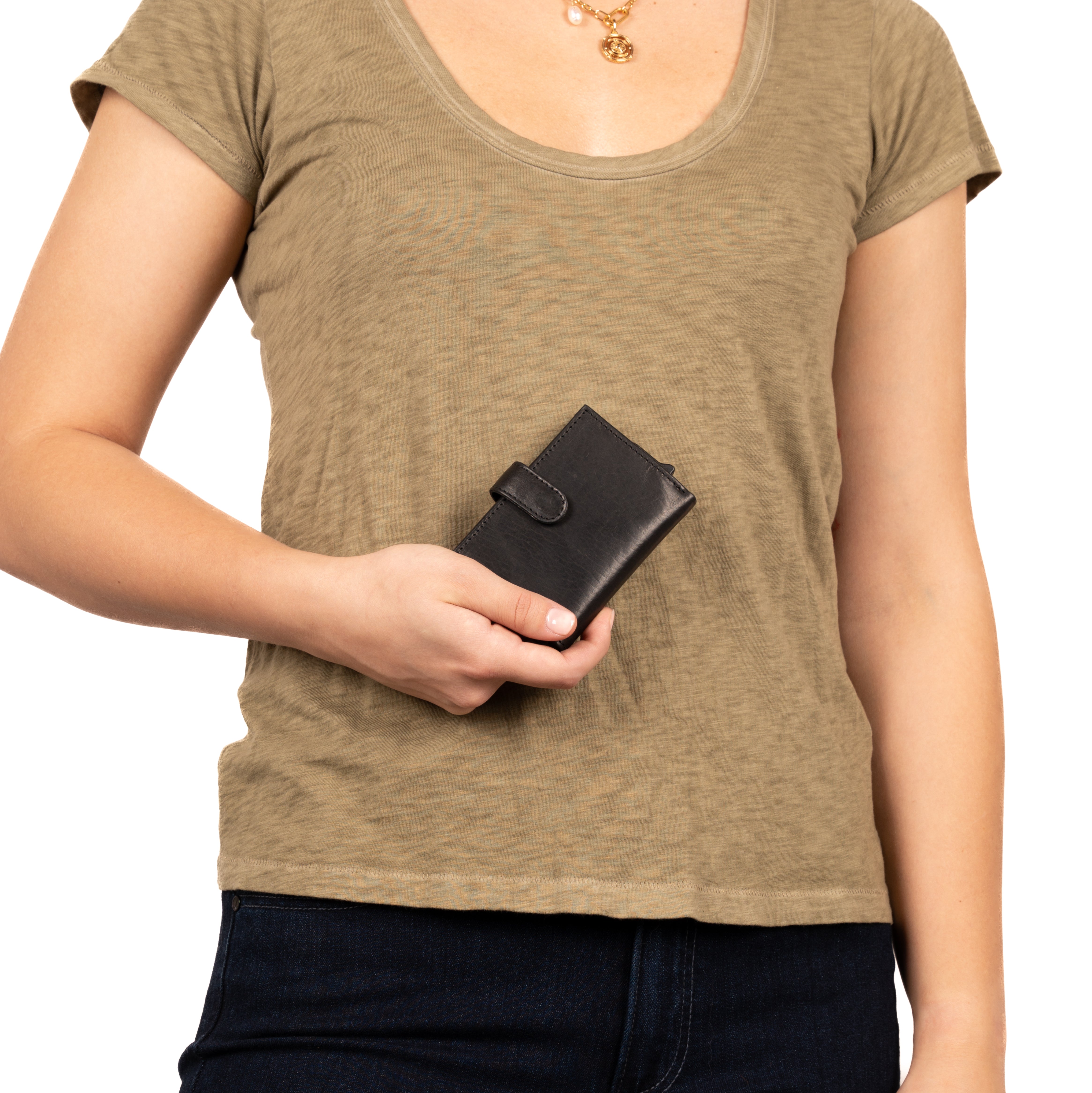 Nova RFID Compact Leather Wallet by Lady Conceal