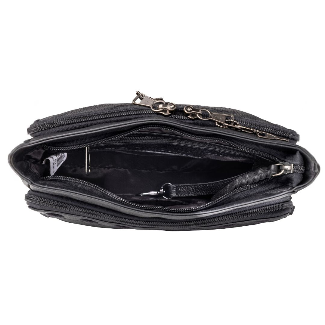 Zoe Concealed Carry Crossbody Black