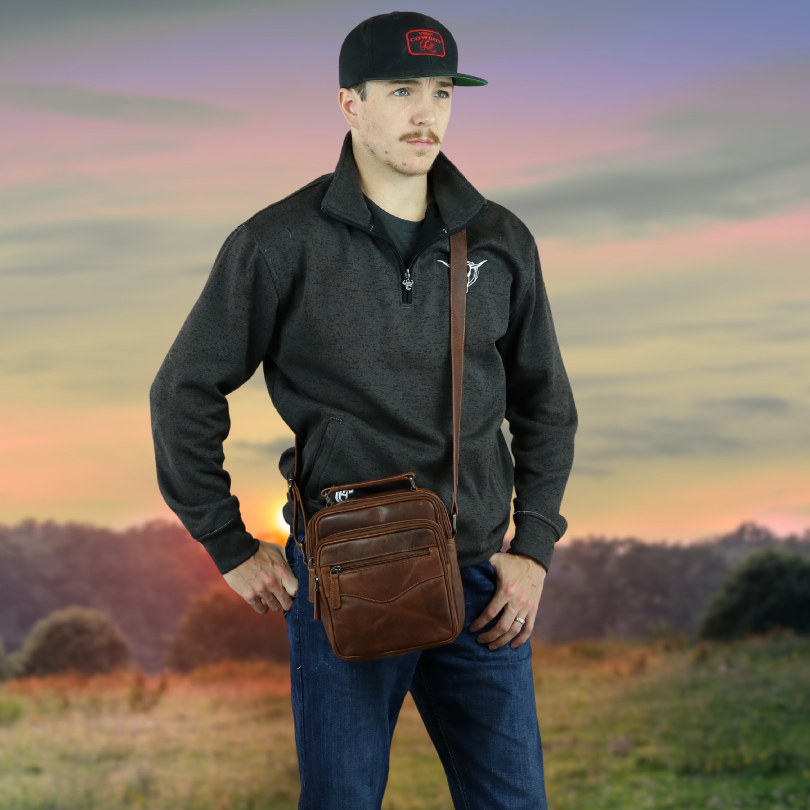 Concealed Carry Logan Unisex Crossbody Bag -  Men Gun Bag with Clip Storage -  Conceal Carry Logan Unisex Bag -  CCW Universal Logan Unisex Bag -  Concealed Carry Purse -  most popular crossbody bag -  crossbody handgun bag -  crossbody bags for everyday use -  Lady Conceal -  Unique Hide Purse -  Locking YKK Purse -  Fanny Pack for Gun and Pistol -  Easy CCW -  Fast Draw Bag -  Secure Gun Bag