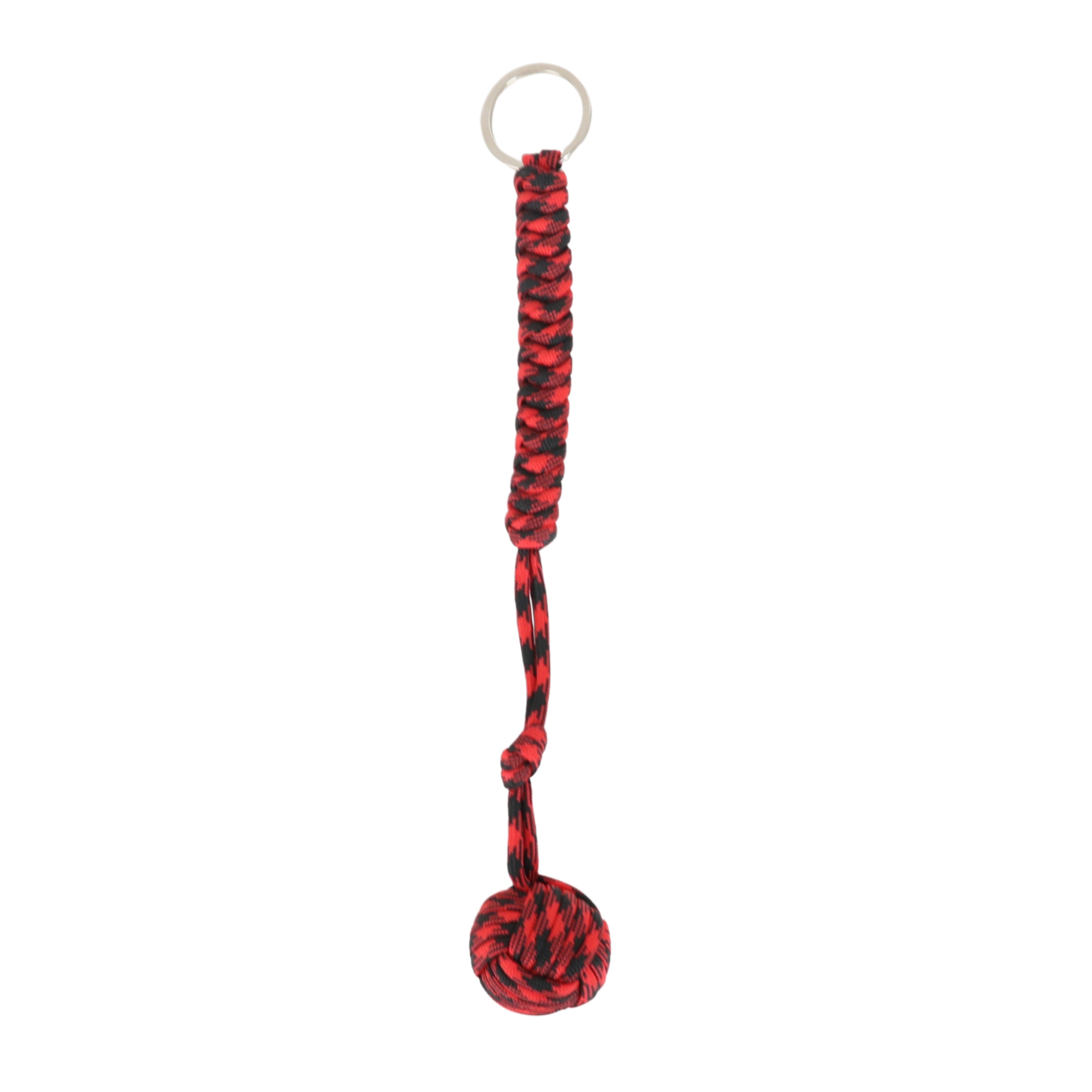 Tactical Paracord Monkey Fist Keychain for Self-Defense — Everyday Carry Personal Safety Keychain for Women