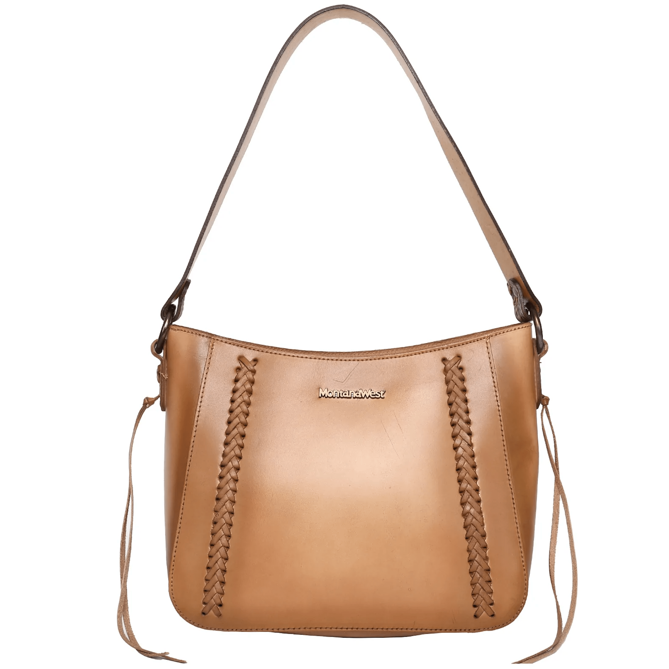 Concealed Carry Leather Concealed Carry Whipstitch Hobo by Montana West